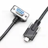 Cotovelos superior e inferior fêmea DB9P com parafusos PARA tipo C macho cabo patch para drone grande
