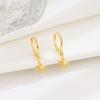 Aretes de Estrella de Mar de Plata Esterlina S925, Joyería de Nicho Elegante, Anillos de Hueso para la Oreja a la Moda, Aretes de Estrella Versátiles, Aretes de Moda para Mujer