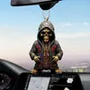 Nuevo producto transfronterizo: Decoración Creativa para Coche de Halloween Colgante Plano de Acrílico Llavero