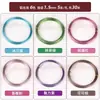 Rollo grande de 100 metros alambre de cobre conservador de color 0.2 mm material de tejido DIY hecho a mano alambre metálico filigrana alambre para enrollar alambre para envolver flor
