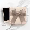 Exquisita Caixa de Papel para Joias Colar e Anel com Padrão de Casca de Laranja 7,5*7,5, Base e Tampa, com Textura Relevo Fashion