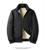 Novo conjunto masculino de três peças quentes para outono e inverno, atacado transfronteiriço: jaqueta colete de lã de cordeiro com gola alta, transfronteiriço ultrassônico