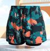 Bañadores Sueltos y de Moda para Hombre, Doble Capa Anti-Vergüenza Estilo Profesional, Traje de Baño de Cinco Puntos de Secado Rápido, Equipo Deportivo para Playa y Natación