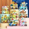 Juguetes de Bloques de Construcción de Partículas Pequeñas Modelo de Cohete Espacial Avión Bloques de Construcción de Ensamblaje para Niños Juguetes Infantiles Regalos Venta al por Mayor