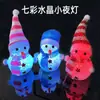Decoraciones de Navidad, Adornos de Muñeco de Nieve Luminoso para Noche, Juguetes Infantiles Intermitentes, Artículos para Puestos, Pequeños Regalos al por Mayor