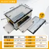 Caja de almacenamiento para camping al aire libre con puerta lateral, caja de camping plegable, caja de almacenamiento para maletero de coche, caja de almacenamiento de plástico