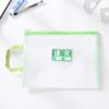Bolsa de documentos portátil de doble capa Jin Huasheng, de malla de nailon y malla Oxford, para lápices de examen, bolsa de almacenamiento