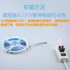 Tira de luz LED 220V Luz Lineal Autoadhesiva Impermeable Sin Controlador Luz de Alto Voltaje Flexible Canal para Tira de Luz Montaje en Superficie Barra de Luz Autoadhesiva