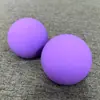 Pelota de silicona para fascia Amazon, pelota de masaje resistente al desgaste para todo el cuerpo, hombro, cuello y relajación de pies, pelota de yoga, venta al por mayor con logo impreso en seda