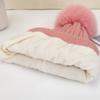 Novo estilo coreano chapéu de lã feminino ins-ins estilo japonês doce all-match pullover cap montando windproof lã forrado lua chapéu de malha