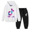 Conjunto de Dos Piezas con Sudadera con Capucha y Pantalones Largos, Ropa Infantil Transfronteriza Nueva para Primavera y Otoño, Conjunto de Algodón de Manga Larga para Bebé