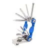 Herramienta Combinada de Aleación de Aluminio Colorida para Bicicleta Juego de Herramientas de Reparación para Bicicleta de Montaña con Cortacadenas