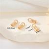 Zhongxing banho de ouro real cor 14K fecho universal para colar pulseira pulseira clipe de conexão fivela acessórios de joias diy