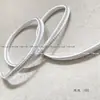 0.3/0.5cm Negro Blanco Oro Plata Rojo Banda de Fuelles Banda Cóncava Cuerda Delgada Banda de Espiga Adorno para Ropa Cheongsam Oro Profundo