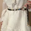 Cadena de Cintura Bohemia Trenzada Estilo Étnico para Mujer, Accesorios de Cintura de Diseño de Alta Gama, Accesorios de Ropa Versátiles Retro