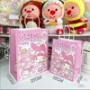Sacolas de Presente Desenho Série Mensal, Sacolas de Papel Fofas, Sacolas para Embalagem de Presente de Aniversário, Sacolas de Presente de Papel Kraft Desenho em Estoque