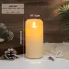 Control Remoto de Concierto Vela Artificial Oscilante Guía de Confesión Luz de Ambiente para Cena Luz de Vela Recargable Digital USB