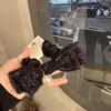 Estilo Coreano Celebridad de Internet Nuevo Estilo Estilo Chanel Lazo Anillo para el Cabello Accesorios para el Cabello Elegante Parte Posterior de la Cabeza Lazo de Tela Anillo Intestinal Tocado