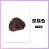 Peruca de Orelha de Gato Coque Duplo Presilha de Cabelo para Halloween Penteado Fofo Acessório de Cabelo Menina Excêntrica Peruca Preguiçosa Elástico de Cabelo
