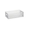Caja de Almacenamiento de Escritorio Cosméticos Cesta de Almacenamiento Transparente Mascarilla Snack Organizar Estante de Almacenamiento Caja para Artículos de Aseo