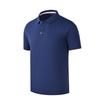 Camiseta publicitaria de cultura de ropa de trabajo personalizada con solapa de manga corta e impresión, camiseta LOGO de peto con impresión, polo fino de secado rápido
