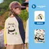 Camiseta de Manga Longa para Bebê 2026 Primavera e Outono Camiseta Básica para Bebê Top Infantil Camiseta Color Block com Urso de Desenho