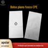 Saco fosco CPE saco de embalagem translúcido eletrônicos cosméticos cabo de dados de celular CPE bolso plano