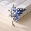 Broche de Pedrería de Moda Europea y Americana Nuevo para Mujer, Ramillete Pequeño Estilo Fragante, Pin Anti-Exposición Empaquetado Individualmente, Broche Floral