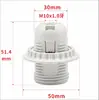 Produção de Soquetes de Lâmpada Plásticos E27 Pequenos Rosqueados Completamente com Certificação CE para Luminárias de Mesa, Luminárias de Chão, Luminárias Pendentes, Bases de Lâmpada Tipo Rosca e Soquetes de Lâmpada