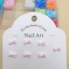 Novos Acessórios para Nail Art de Resina Gravata Borboleta Acessórios de Unha DIY Brincos Capa de Celular Acessórios de Unha Vestíveis