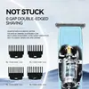 Nuevo producto transfronterizo: cortapelos profesionales con pantalla LCD, recargables, para cortar el cabello, peinar y crear diversos peinados