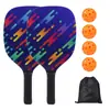Raquete de pickleball de fibra de carbono, placa em favo de mel, esportes ao ar livre, raquete de pickle de carbono, raquetes de pickleball transfronteiriças
