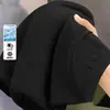 Malha 2026 Verão Secagem Rápida Respirável Seda de Gelo Camiseta Masculina Manga Curta Manga Meia Manga Fina Tamanho Grande Top Esportivo Masculino Tendência