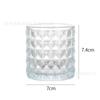 Vela de aromaterapia copo vazio DIY transparente simples suporte de vela de vidro ornamentos de fragrância para casa copo de vela caseiro decorativo