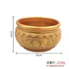 [Ventas Directas de Fábrica] Cuenco del Tesoro Ruyi Auspicioso de Latón, Relieve Estilo Chino, para el Hogar, Sala de Estar u Oficina - una Pieza Decorativa para Atraer Riqueza