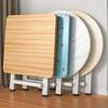 Mesa plegable Ft Mesa de comedor Puestos de snacks del mercado nocturno Mesa redonda simple Alquiler de casa Puesto portátil para exteriores Mesa cuadrada para comer Mesa pequeña