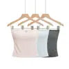 Top de tubo strapless fino a rayas cortado delicadamente con copas, top corto de verano ajustado para chica hot