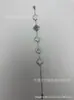 Pulseira Popular Transfronteiriça de Aço Titânio Não Desbota 15mm Lado Duplo Design Minimalista Versátil Moda Laser Direto do Fabricante