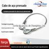 Atacado de Fabricante Cabo de Aço para Elevação e Suspensão Cabo de Aço de Liga de Alumínio Cabo de Aço Cabo de Aço para Tubo de Óleo Cabo de Segurança Eslinga Cabo de Aço Prensado