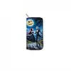 Carteira com Zíper Longo de Caveira para Dropshipping Transfronteiriço Clutch de Noites de Terror de Natal com Impressão de Imagem
