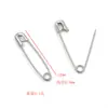 Alfiler de Seguridad de Acero Inoxidable para Ajuste de Cintura, Broche, Accesorio de Puño, Accesorio de Ropa DIY, Accesorio de Pin