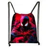 Nueva Bolsa de Almacenamiento Cruzada de Poliéster con Cordón de Marvel Spider-Man Mochila con Cordón de Gran Capacidad Fabricante Venta al por Mayor