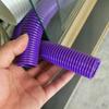 Tubo de plástico de arcoíris artículos deportivos color tubo de resorte tubo de resorte de plástico colorido accesorios para equipos de fitness tubo al por mayor