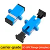 Adaptador de brida simplex SC de fibra conector de brida adaptador de base de extensión de grado de telecomunicaciones