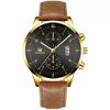 Ojos Falsos Cinturón para Hombre Calendario Negocios Casual Moda Reloj Deportivo Transfronterizo Explosivo Moda Reloj de Cuarzo
