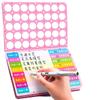 Libreta de deseos estudiantes de primaria recompensa tarjeta de bonificación para niños tarjeta de recompensa tarjeta de deseos colección de pegatinas este sello infantil