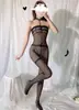 Kamai Xue Medias de Lencería Erótica Body de Encaje Desgarro Manual Tentación Pasión Transparente Travieso Provocación Interés Sexual Set 80912