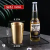 Tazas Personalizadas de Acero Inoxidable 304 para Uso Comercial, Vasos de Cerveza para Bares, Tazas de Café para Restaurantes, Vasos de Agua con Doble Pared Arenados Anti-quemaduras
