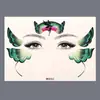 Colorido Lindo Mariposa Niños Niñas Rendimiento Pegatinas Pintura Facial Mariposa Soñadora Pegatinas Tatuaje Esquinas de los Ojos