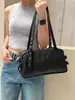 Moda Versátil Estilo Novo Coreano Bolsa de Mão Boston Retrô Sensação de Alto Padrão Bolsa Almofada Nicho Bolsa de Ombro Único Sob o Braço Feminina
